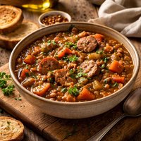 Sausage and Lentil Stew