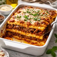 Sausage and Mushroom Polenta Lasagna