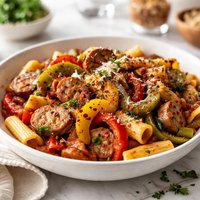 Sausage and Peppers Rustica