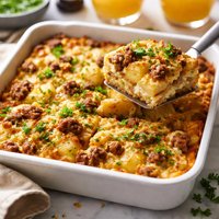 Sausage and Potato Breakfast Casserole
