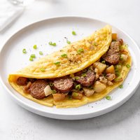Sausage and Potato Omelet