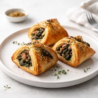 Sausage and Spinach Pastry Puffs
