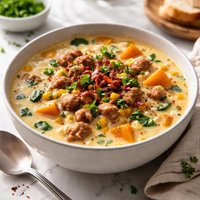 Sausage and Sweet Potato Chowder