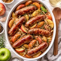 Sausage Apple and Onion Casserole