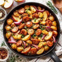 Sausage Apple Potato Onion Skillet