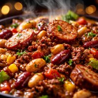 Sausage Bean Patch Casserole