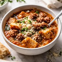 Sausage Bread Soup