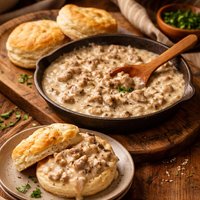 Sausage Breakfast Gravy for Biscuits