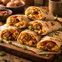 Sausage Breakfast Wraps
