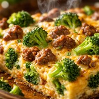 Sausage Broccoli Egg Casserole