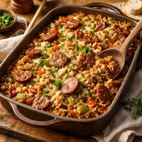 Sausage Brown Rice Casserole
