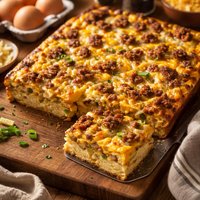 Sausage Cheese and Egg Casserole