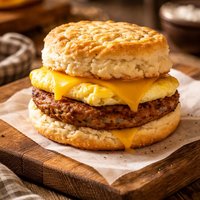 Sausage Egg and Cheese Biscuit