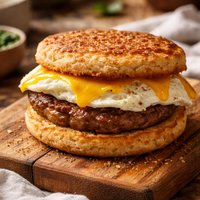 Sausage Egg and Cheese Sandwich