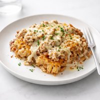 Sausage Gravy Hash Browns Bake