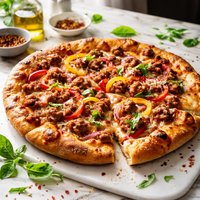 Sausage Pepper Pizza
