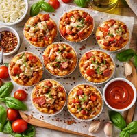 Sausage Pizza Muffins