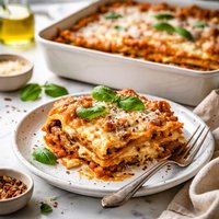 Sausage Ricotta and Mozzarella Lasagne