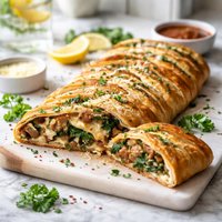 Sausage Spinach Cheese Crescent Braid Low Fat