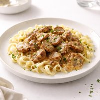 Sausage Stroganoff Without Mushrooms
