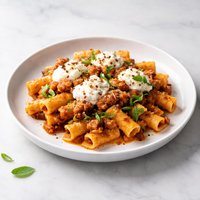 Sausage Tomato Ricotta Maccheroni Maccheroni Alla Salsiccia E R