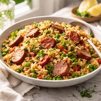 Sausage Vegetable Pilaf