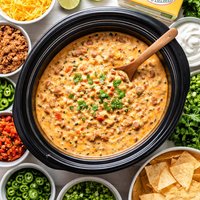 Sausage Velveeta Slow Cooker Dip
