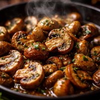 Sauteed Ale Mushrooms