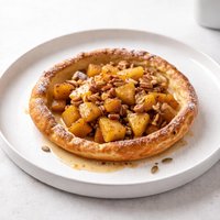 Sauteed Apple Pumpkin Oven Pancake