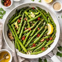 Sauteed Asparagus and Snap Peas