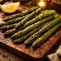 Sauteed Asparagus with Sesame Seeds