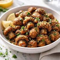 Sauteed Breaded Mushrooms