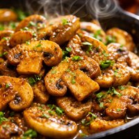 Sauteed Curried Mushrooms