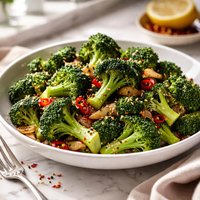 Sauteed Garlic Broccoli Spicy