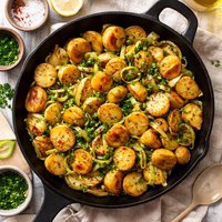 Sauteed Potatoes and Leeks