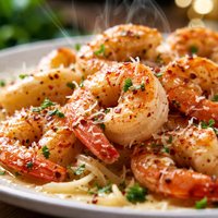 Sauteed Shrimp Parmesan