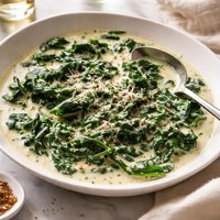 Sauteed Spinach Cream Sauce