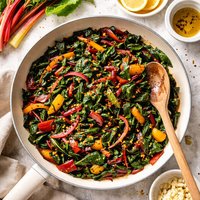 Sauteed Swiss Chard with Onions