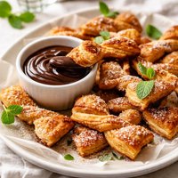 Savannah Bow Ties with Chocolate Dipping Sauce