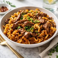 Savory Beef and Noodles