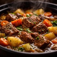 Savory Beef Stew Crock Pot
