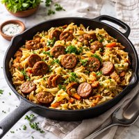 Savory Cabbage and Sausage Skillet