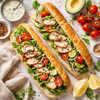 Savory Chicken Baguette