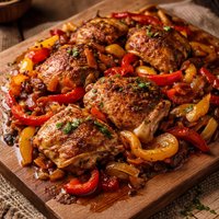 Savory Chicken with Peppers