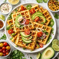 Savory Corn Waffles