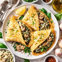 Savory Crepes Florentine