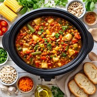Savory Crock Pot Garden Stew