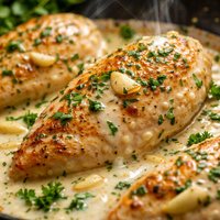 Savory Herb Chicken in Creamy Garlic Sauce