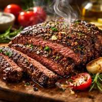 Savory Italian Skirt Steaks