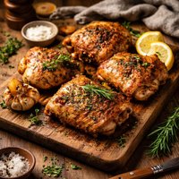 Savory Oven Baked Chicken